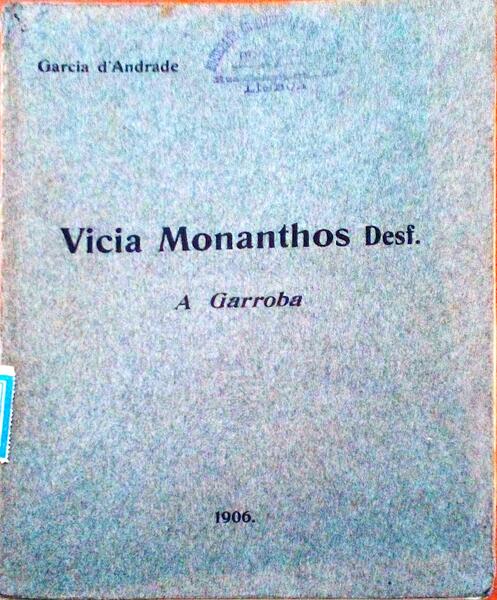 A GARROBA. Sua Cultura.