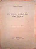 UMA PEQUENA CONTROVERSIA SOBRE THEATRO.