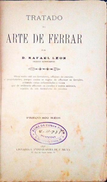 TRATADO DA ARTE DE FERRAR.
