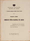PROJECTO SÃ”BRE COMÃ‰RCIO INTER-COLONIAL DE ARROZ.