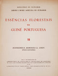 ESSÃŠNCIAS FLORESTAIS DA GUINÃ‰ PORTUGUESA. Schrebera Arborea A. Chev. (Pau Goiaba)