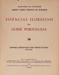 ESSÃŠNCIAS FLORESTAIS DA GUINÃ‰ PORTUGUESA. Lophira Lanceolata Van Tiegh Ex Keay (MenÃ©)