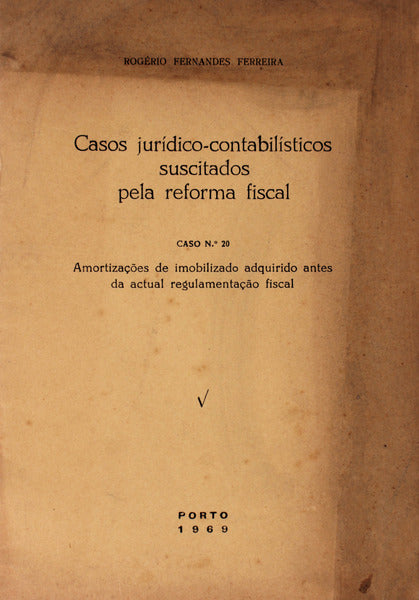 CASOS JURÃDICO-CONTABILÃSTICOS SUSCITADOS PELA REFORMA FISCAL. CASO NÂº 20.