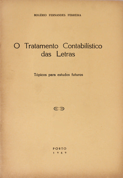 O TRATAMENTO CONTABILÃSTICO DAS LETRAS.