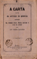 A CARTA DO SR. ANTHERO DO QUENTAL.
