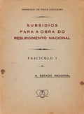 SUBSÃ?DIOS PARA A OBRA DO RESSURGIMENTO NACIONAL.