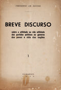 BREVE DISCURSO SOBRE A UTILIDADE OU NÃƒO UTILIDADE DOS PARTIDOS POLÃTICOS.